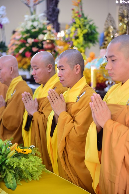 The Ceremony Praying for Peace in New Year