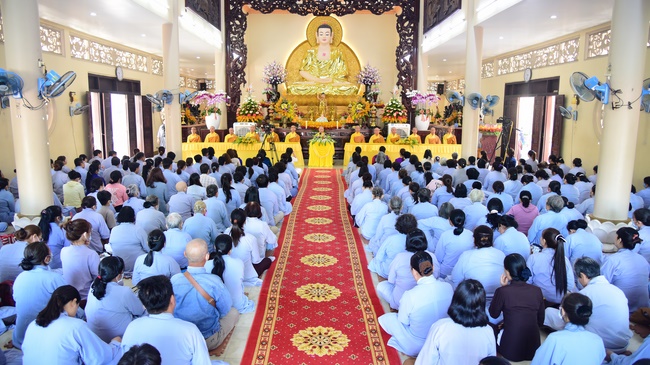 The Ceremony Praying for Peace in New Year