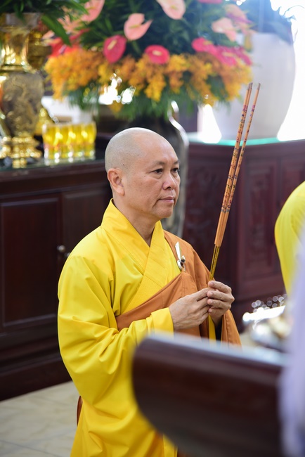 The Ceremony Praying for Peace in New Year
