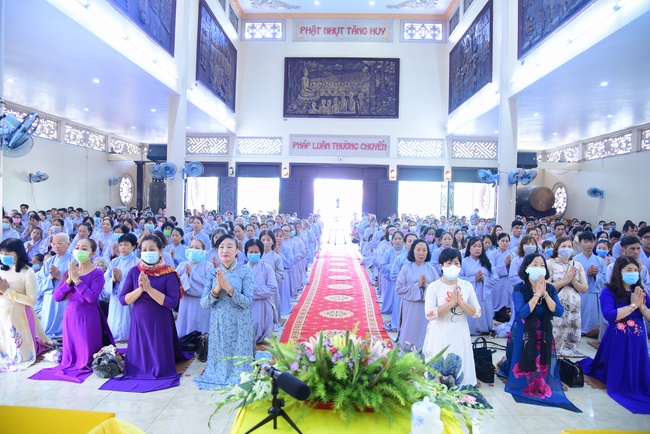 The Ceremony Praying for Peace in New Year