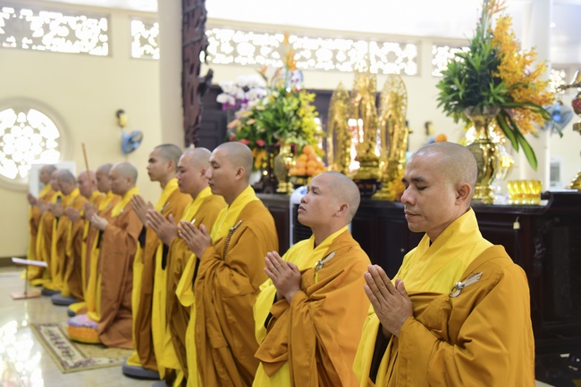 The Ceremony Praying for Peace in New Year