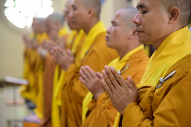 The Ceremony Praying for Peace in New Year