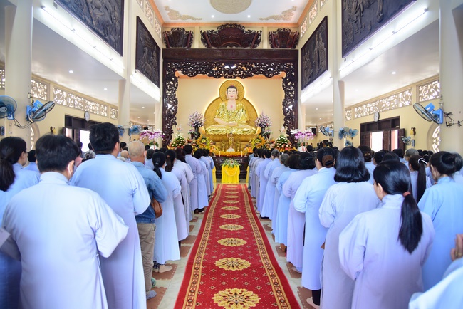 The Ceremony Praying for Peace in New Year