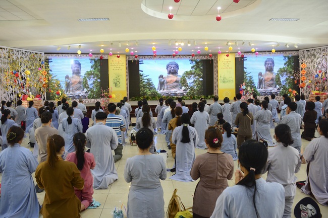 The Ceremony Praying for Peace in New Year