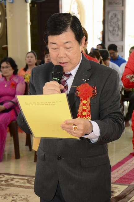 The Wedding Ceremony at the pagoda