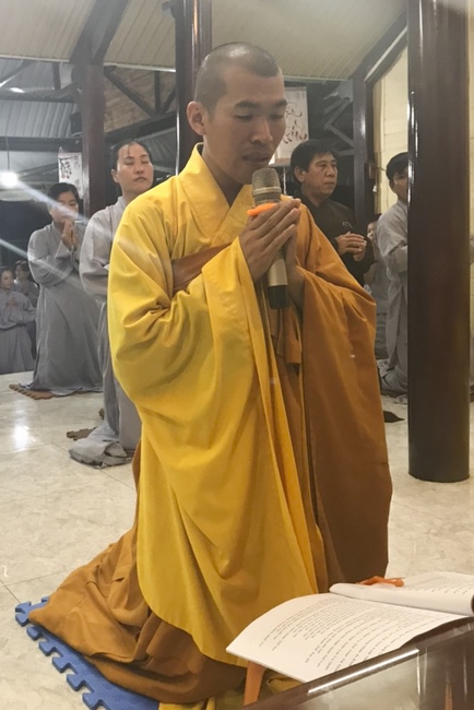 Prostrating five-hundred names Bodhisattva Avalokitesvara at the branch of Hoang Phap Pagoda, Cu Chi