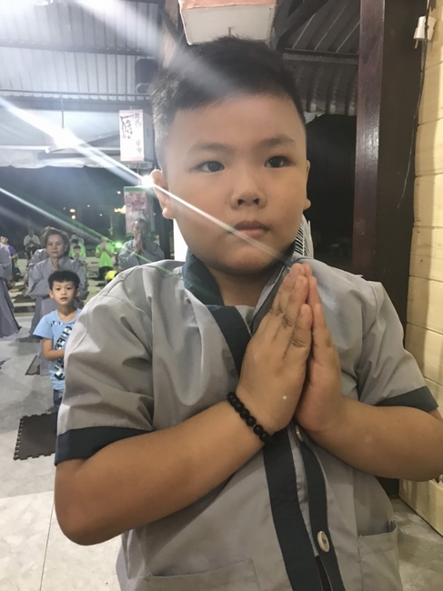 Prostrating five-hundred names Bodhisattva Avalokitesvara at the branch of Hoang Phap Pagoda, Cu Chi