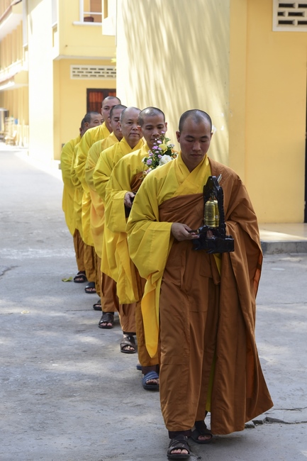 The Wedding Ceremony at the pagoda
