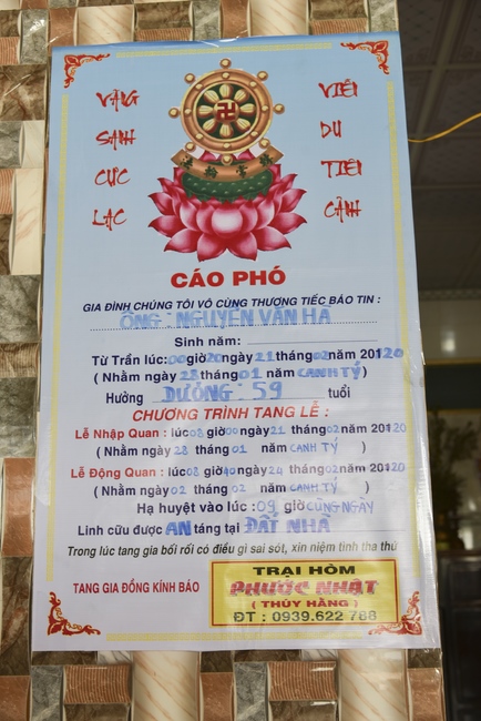 Lễ cầu siêu tại Hậu Giang