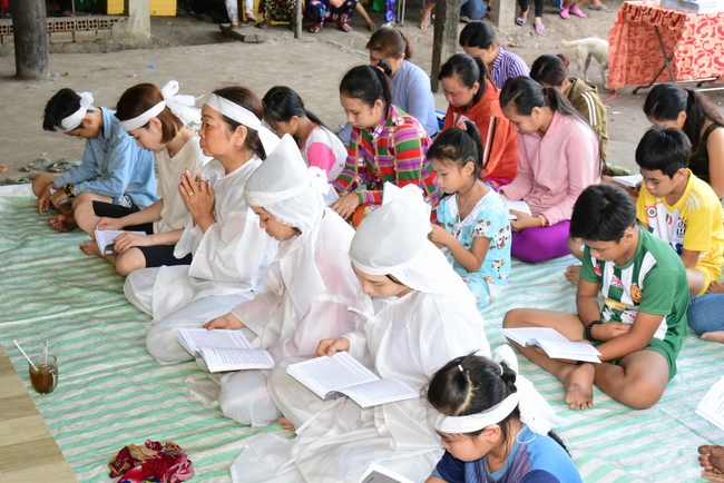 Lễ cầu siêu tại Hậu Giang