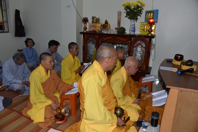 The ceremony praying for peace