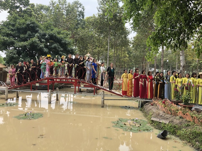 Activities at the branch of Hoang Phap Pagoda, Cu Chi