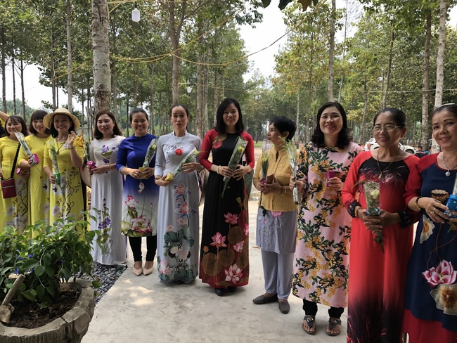 Activities at the branch of Hoang Phap Pagoda, Cu Chi