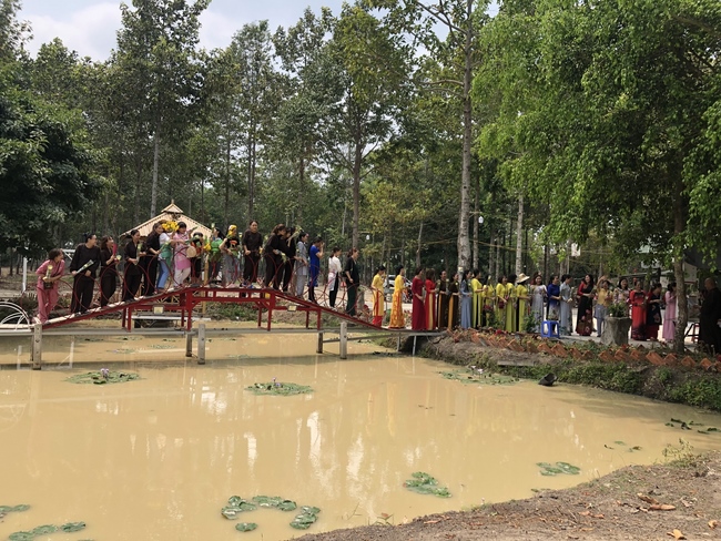 Activities at the branch of Hoang Phap Pagoda, Cu Chi