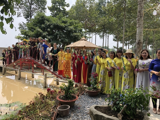 Activities at the branch of Hoang Phap Pagoda, Cu Chi