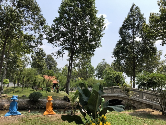 Activities at the branch of Hoang Phap Pagoda, Cu Chi
