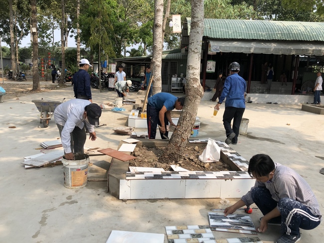 Activities at the branch of Hoang Phap Pagoda, Cu Chi