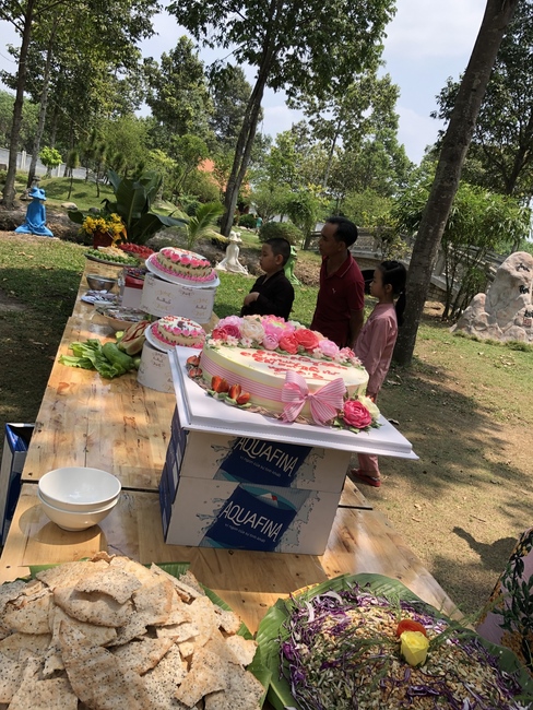 Activities at the branch of Hoang Phap Pagoda, Cu Chi