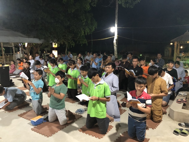 Repentant Ceremony on Feb. 14th, the rat year at the branch of Hoang Phap Pagoda, Cu Chi