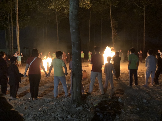 Repentant Ceremony on Feb. 14th, the rat year at the branch of Hoang Phap Pagoda, Cu Chi