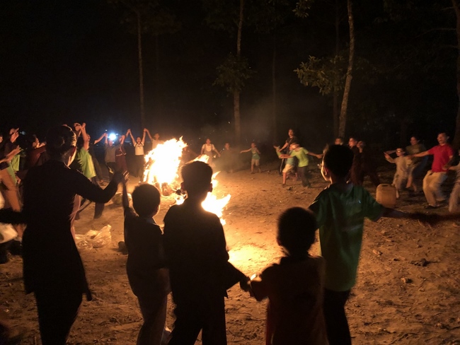 Repentant Ceremony on Feb. 14th, the rat year at the branch of Hoang Phap Pagoda, Cu Chi