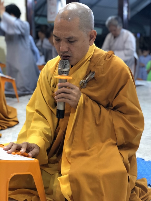 Repentant Ceremony on Feb. 14th, the rat year at the branch of Hoang Phap Pagoda, Cu Chi