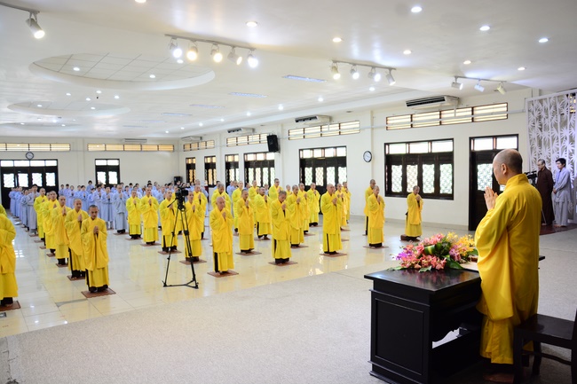 Opening the Seven-Day special Retreat