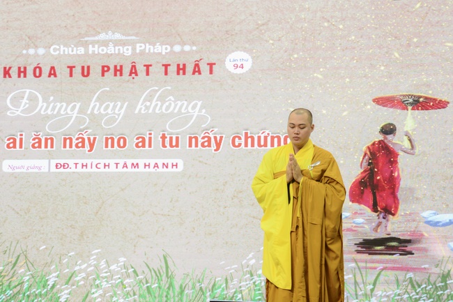 Is it right as you sow, so shall you reap? – Dharma talk in the Seven-Day Special Retreat