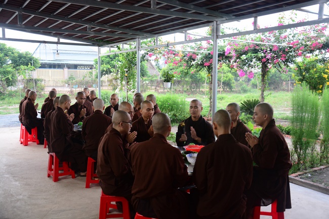 Planting trees in Tay Ninh of the monks of Hoang Phap Pagoda