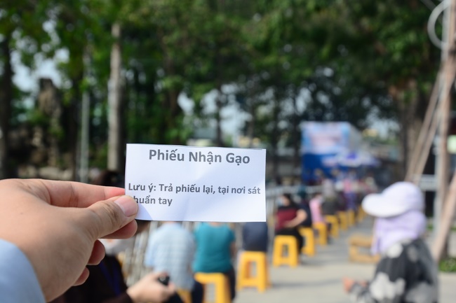 The program supplying automatic rice to the needy