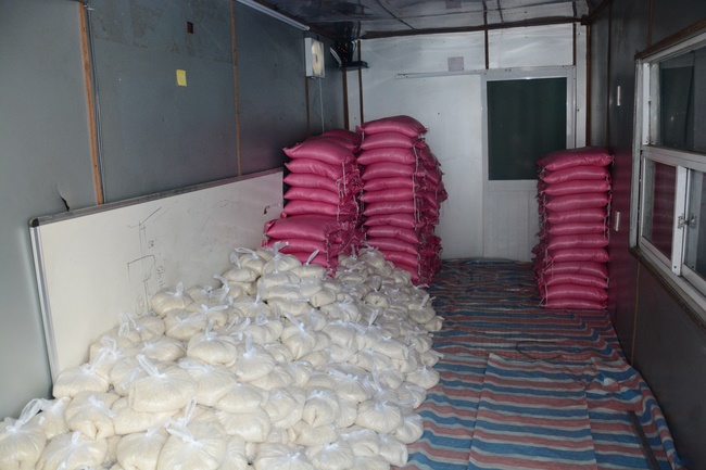 The program supplying automatic rice to the needy