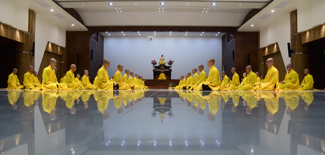 Series of photos of the Seven-Day Special Retreat