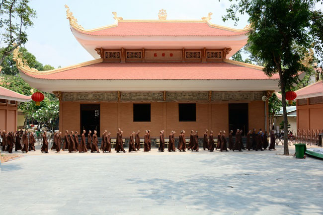 Series of photos of the Seven-Day Special Retreat