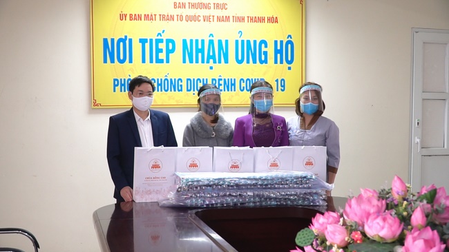 Joining hands to repel the Covid-19 epidemic of Dong Cao Pagoda