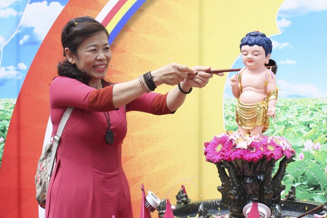 The Buddha's Birthday at the Branch of Hoang Phap Pagoda in Cu Chi