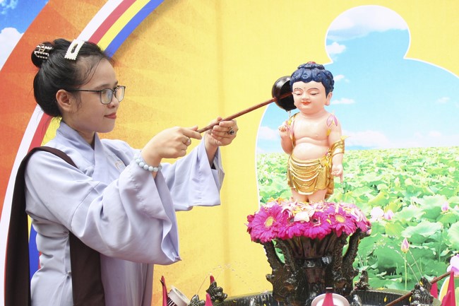 The Buddha's Birthday at the Branch of Hoang Phap Pagoda in Cu Chi