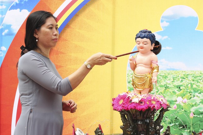 The Buddha's Birthday at the Branch of Hoang Phap Pagoda in Cu Chi