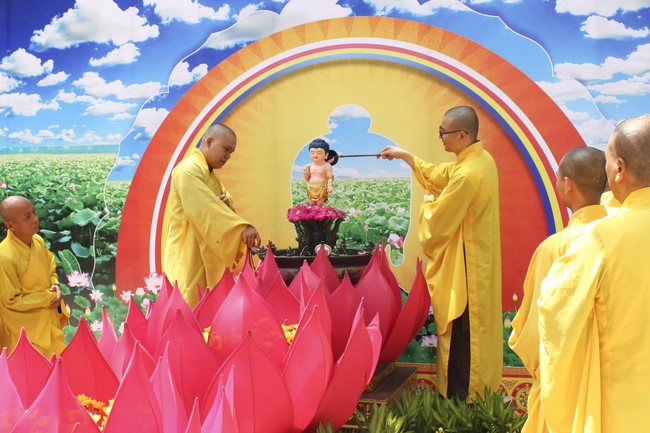 The Buddha's Birthday at the Branch of Hoang Phap Pagoda in Cu Chi