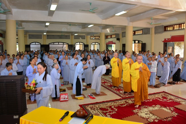 The Buddha's Birthday at Tay Khanh Pagoda in Thai Binh