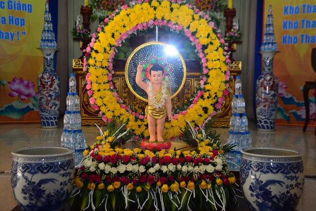 The Buddha's Birthday at Tay Khanh Pagoda in Thai Binh