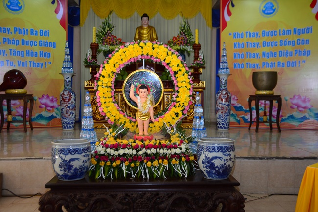The Buddha's Birthday at Tay Khanh Pagoda in Thai Binh