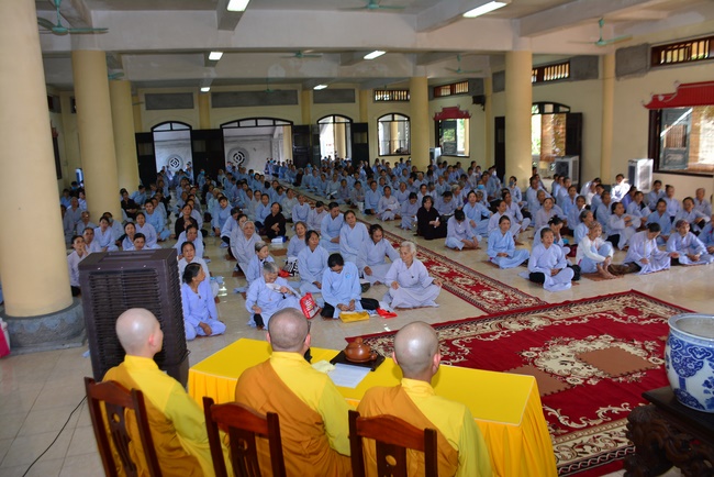The Buddha's Birthday at Tay Khanh Pagoda in Thai Binh