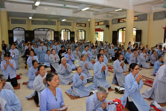 The Buddha's Birthday at Tay Khanh Pagoda in Thai Binh