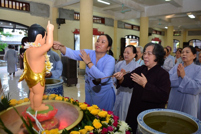 The Buddha's Birthday at Tay Khanh Pagoda in Thai Binh