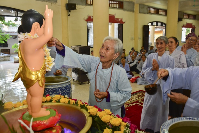 The Buddha's Birthday at Tay Khanh Pagoda in Thai Binh
