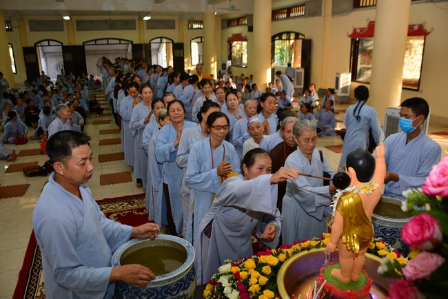 The Buddha's Birthday at Tay Khanh Pagoda in Thai Binh