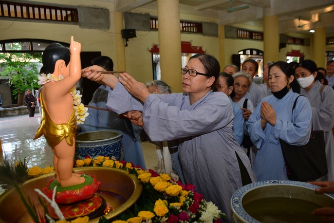 The Buddha's Birthday at Tay Khanh Pagoda in Thai Binh