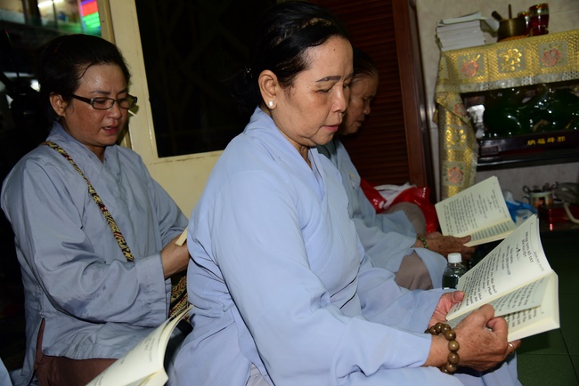 The  praying ceremony for rebirth