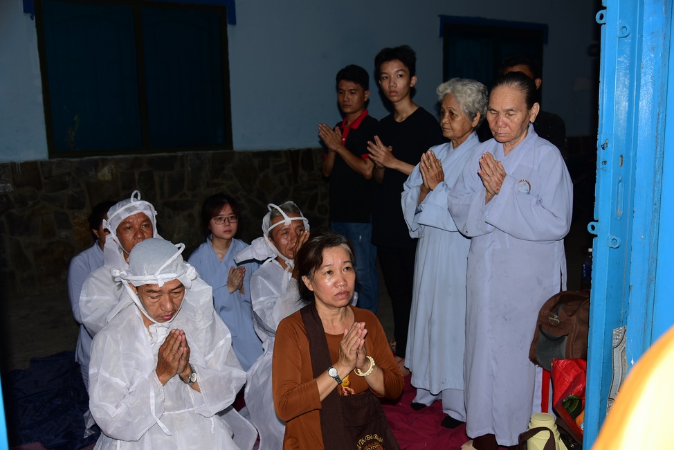 The ceremony praying for good health in Hoc Mon