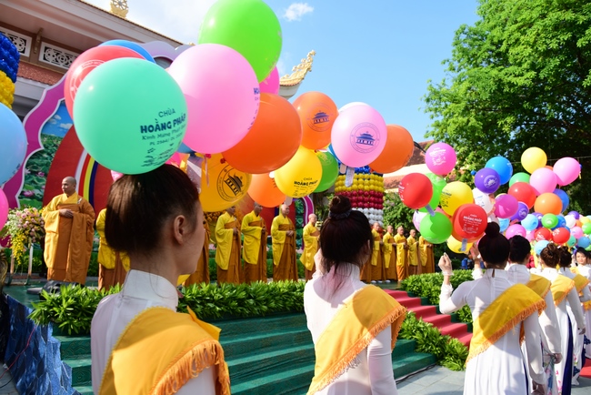 The Vesak Great Ceremony in 2020 at Hoang Phap Pagoda